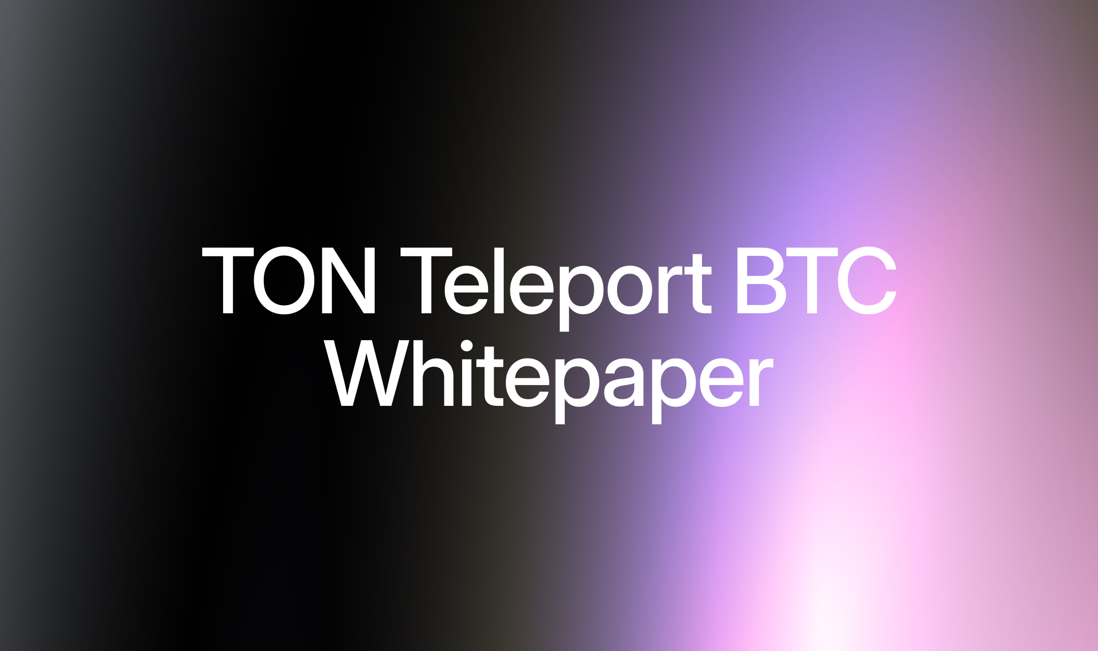 Unlocking the future of Bitcoin with TON Teleport BTC: A new era of trustless interoperability